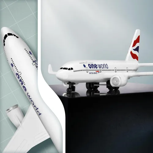 Vista 5 de Modelo de aviones modelo británico modelo avión avión modelo avión modelo para colección y regalos