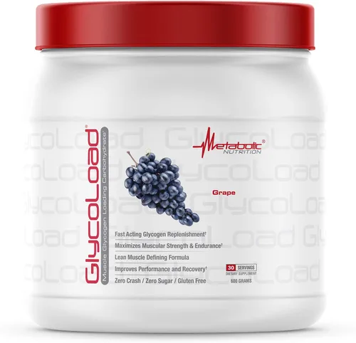 Vista 10 de Metabolic Nutrition, Glycoload, 100% micronizado cíclico racimo dextrina carbohidrato en polvo, glucógeno muscular carga de carbohidratos, Frambuesa