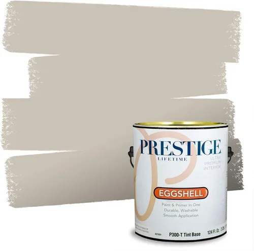 Vista 197 de PRESTIGE Paints - Pintura interior e imprimación en uno, 1 galón, cáscara de huevo, pimienta envejecida