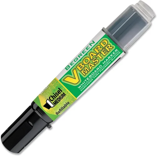 Vista 2 de PILOT V Board Master BeGreen - Marcadores de pizarra blanca recargables, punta de bala, tinta azul, 12