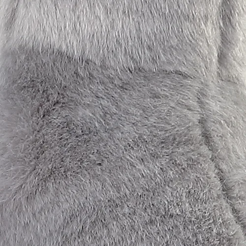 Vista 5 de DEMDACO Pittie Mix Rescue Breed Dog - Figura de peluche gris de 10 pulgadas