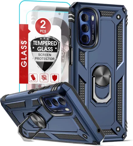 Vista 223 de LeYi Funda para Samsung Galaxy A05 (no compatible con A05S) con protector de pantalla y protector de lente de cámara, funda resistente de grado Negro