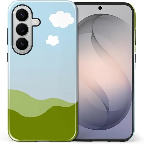 Vista 91 de Funda compatible con Samsung Galaxy S23, funda híbrida de protección rígida de 2 capas, a prueba de golpes, funda protectora resistente para Lata