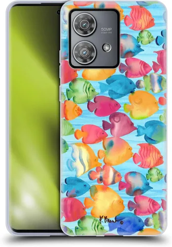 Vista 16 de Head Case Designs Officially Licensed Paul Brent Agate Mermaid Coastal Soft Gel Case Compatible with Motorola Edge 40 Neo 5G
