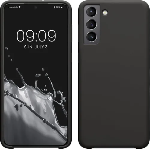Vista 146 de kwmobile Funda compatible con Samsung Galaxy S9 - Funda de silicona TPU con acabado suave - Blue Reef