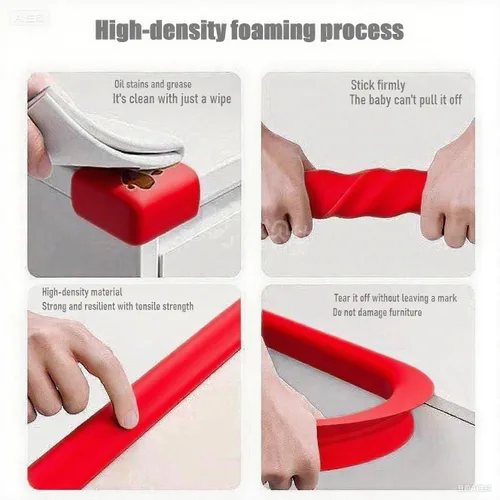 Vista 84 de Protectores de espuma compatibles con anclaje de pared para muebles, protectores de espuma para paredes, protectores de esquina con funciones