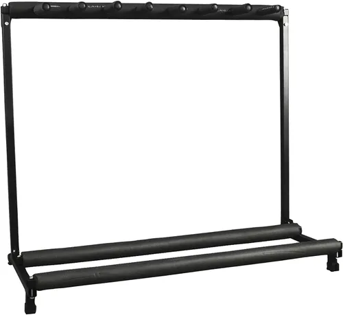 Vista 2 de Soporte plegable para 7 guitarras y bajos