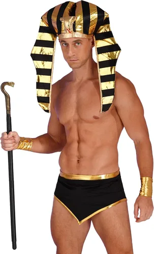 Vista 2 de Disfraz sexy de rey egipcio para hombre, disfraz de Halloween, juego de rol, ropa