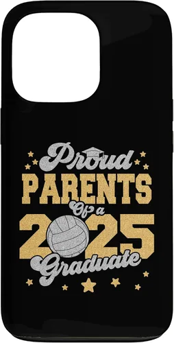 Vista 10 de iPhone 16 Parents of a 2025 Graduate Prom Graduation 25 VolleyBall Case