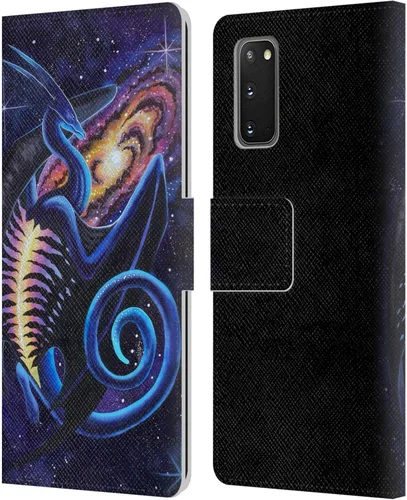 Vista 37 de Head Case Designs Officially Licensed Carla Morrow Galactic Entrancement Dragons Leather Wallet Case Compatible with Samsung Galaxy A07 4G