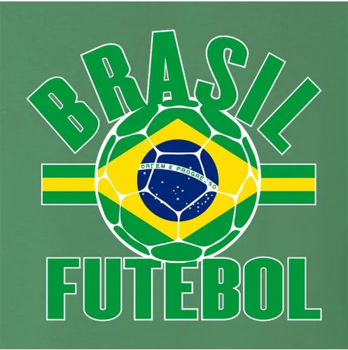 Vista 2 de Go All Out Adulto Brasil Futebol Brasil Fútbol Fútbol Futbol Sudadera Cuello redondo