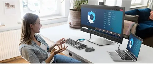 Vista 8 de Dell C3422WE 34.1 "QHD Wide 1440p WQHD Curvo Pantalla Edge WLED Monitor LCD - 21:9 - Platino Plata