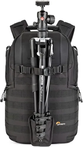 Vista 7 de Lowepro ProTactic BP 450 AW 2 Pro 25L Cómoda mochila modular de telas recicladas y teñidas en solución con bolsillo CradleFit, cubierta para todo