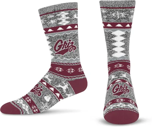 Vista 20 de For Bare Feet Ugly Holiday Sweater Crew Sock NCAA