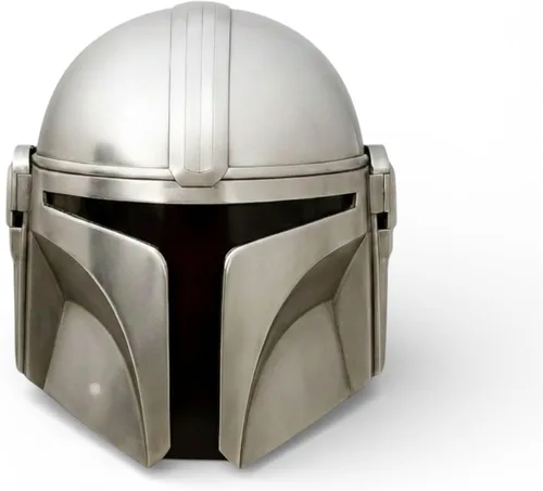Vista 10 de Casco mandaloriano medieval de acero, casco The Armorer Mando para fiesta de Halloween