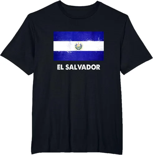 Vista 36 de Camiseta de la bandera de El Salvador Camiseta salvadoreña