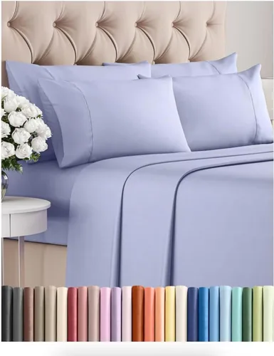 Vista 252 de Juego de sábanas Twin de 4 piezas - Cómodo, transpirable y refrescante - Juego de ropa de cama de lujo de hotel ultrasuave con bolsillos profundos