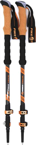 Vista 7 de Pike Trail Bastones de trekking – Palillos plegables de fibra de carbono ligeros para caminar y senderismo – para hombres y mujeres – Altura