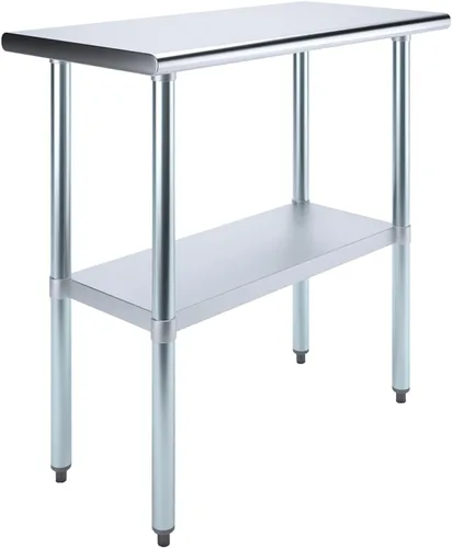 Vista 63 de Mesa de trabajo de acero inoxidable, mesa de metal