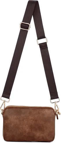 Vista 5 de UTO Small Crossbody Bags for Women 3 in 1 Trendy Belt Purse Fashion Designer Mini Cute Sling Fanny Chest Pack