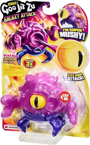 Vista 3 de Heroes of Goo Jit Zu - Crusticoid Ultra Raro, figura de acción de Galaxy Attack, 41212