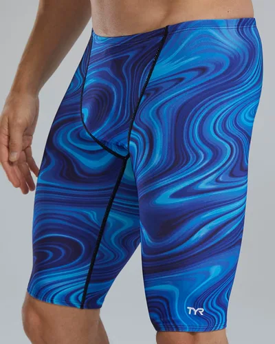 Vista 5 de TYR Men's Durafast Elite Solid Jammer Swimsuit