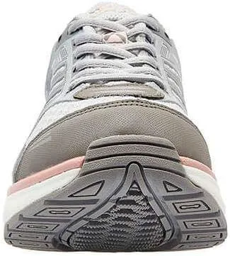 Vista 2 de JOYA Electra - Tenis de tela gris claro para mujer