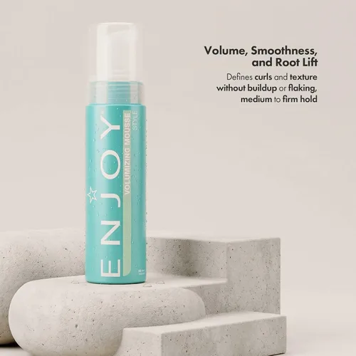 Vista 2 de ENJOY Mousse voluminizante (6.8 onzas) mousse para construir volumen; ingredientes ligeros añaden cuerpo extra