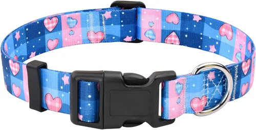 Vista 9 de Collar para Perros para Perros Pequeños y Gatos, Collar Suave y Cómodo para Mascotas para Perros Pequeños, Medianos y Grandes, Patrón Geométrico
