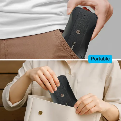 Vista 6 de Suptig Cargador portátil de 9000 mAh batería Banco de energía compatible para Gopro, Canon, Nikon, DJI osmo, Insta 360, Akaso More Cámara, teléfono