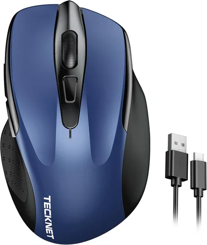 Vista 14 de TeckNet Pro M003 mouse inalámbrico, Negro