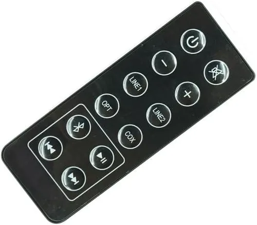 Vista 2 de HCDZ Mando a distancia de repuesto para altavoces Bluetooth de la estantería de Edifier R1280DB RC10E