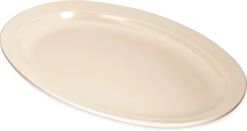 Vista 4 de Carlisle - Kingline - Platos de melamina., Bronceado, 12