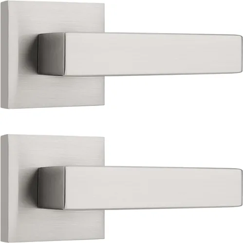 Vista 43 de KNOBWELL - Juego de cerradura con 1 picaporte resistente para puertas de una cara, ideal para puertas interiores reversibles, 0.93 libras