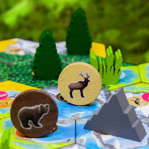 Vista 6 de AEG y Flatout Games Cascadia: Landmarks - Expansión para el galardonado juego de mesa, Cascadia Fácil de aprender Rápido de jugar A partir