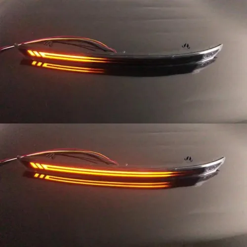 Vista 7 de Luz de freno LED para coche para BYD SONG PLUS 2020 2021 2022, LED Night DRL + luz de freno + señales de giro amarillas Streamer, Star Scan