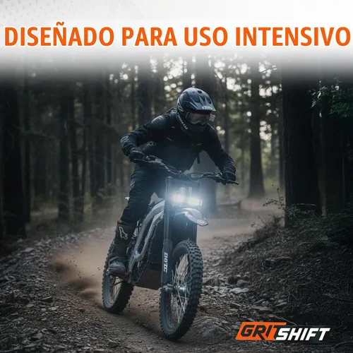 Vista 6 de GritShift Faro delantero para SurRon & Talaria MX3 – Luz LED estilo blinder de 6000K