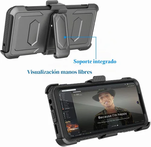 Vista 3 de Njjex Funda para Moto G 5G 2022, para Motorola G 5G 2022, funda de teléfono [Nbeck] a prueba de golpes resistente con protector de pantalla