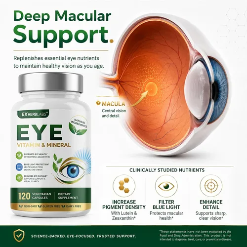Vista 4 de Lutein and Zeaxanthin Supplements, Eye Health Care, 120 Capsules