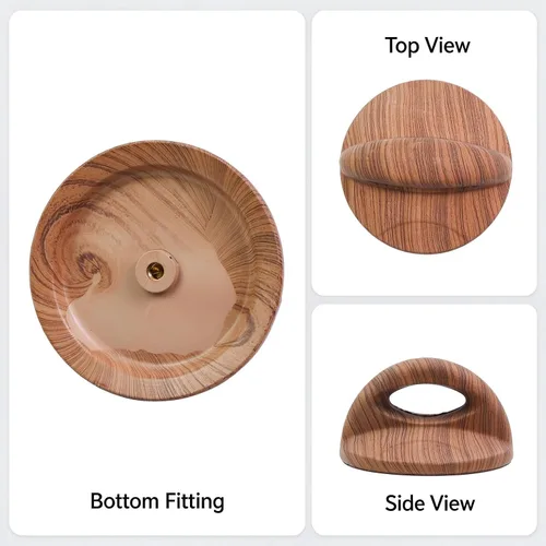 Vista 9 de Woogim 2 piezas de madera para tapa de olla