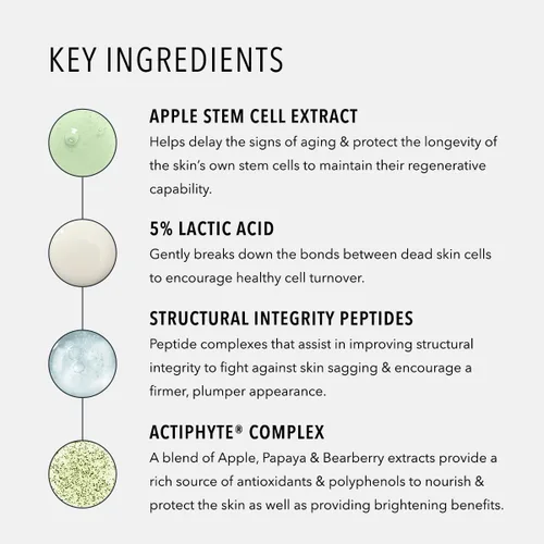 Vista 5 de HydroPeptide Radiance Mask - Máscara facial iluminadora de papaya de manzana, 0.5 onzas