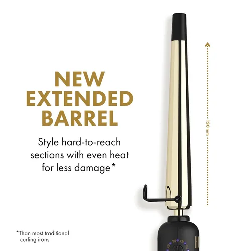 Vista 3 de HOT Tools Barril extendido de oro de 24 quilates