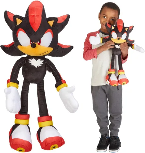 Vista 7 de Sonic The Hedgehog Anime Knuckles The Echidna - Almohada de peluche para niños, súper suave y acogedora, 18.50 pulgadas de alto, (producto oficial)