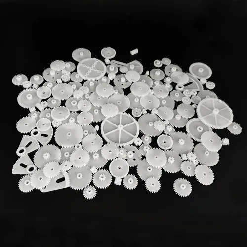 Vista 9 de 72PCS Engranajes de motor pequeños Engranajes de plástico para motor RC Modelo de coche Juguete DIY Helicóptero RC Toy Gear Reemplazo Módulo 0.5
