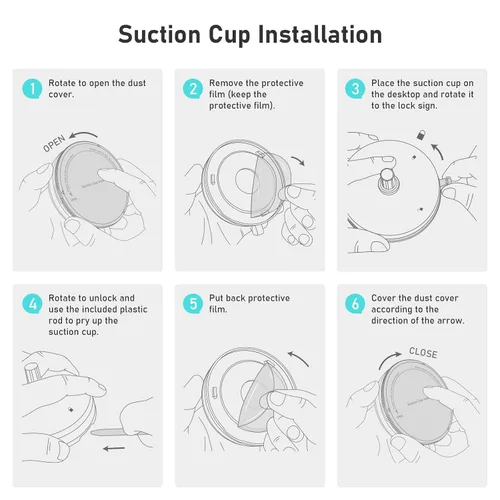 Vista 7 de MANMUVIMO Headphone Controller Storage Holder for Desk 4 Tiers with Anti-Slip Stable Suction Cup, Controller Holder, Universal Gaming Desk