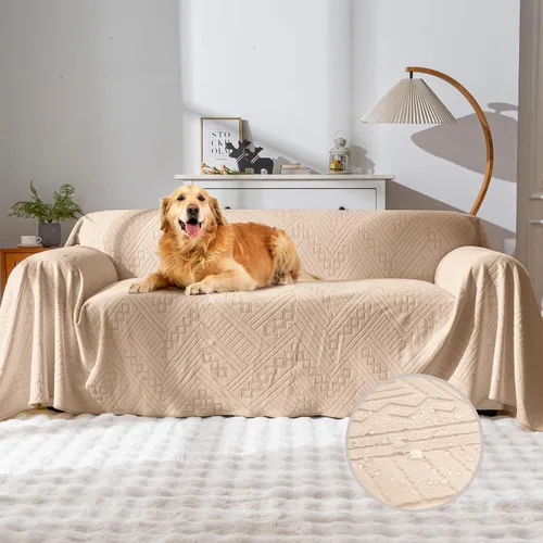 Vista 16 de Funda impermeable para silla reclinable, lavable de terciopelo de doble cara y patrón reversible, para sofá, cama, automóvil y sofá, protección