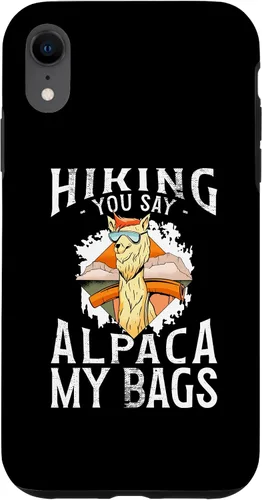 Vista 8 de Funda para iPhone 14 Senderismo You Say Alpaca My Bags Llama Alpaca