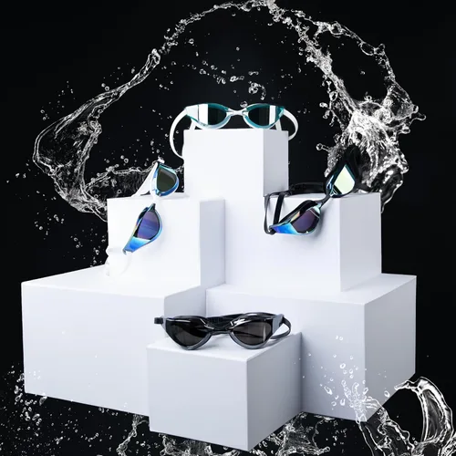 Vista 4 de THEMAGIC5 Gafas de natación Gafas de natación para adultos para hombres y mujeres Antivaho y sin fugas gafas de natación para recreación