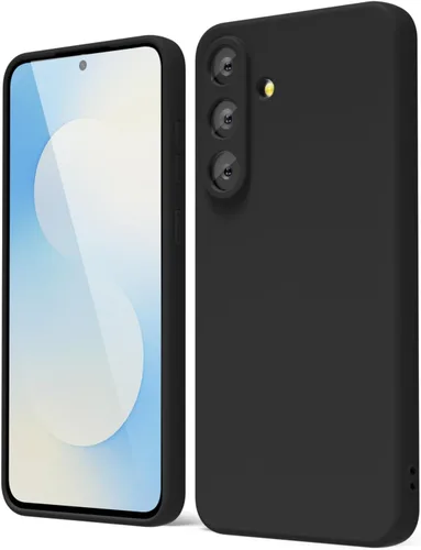 Vista 180 de oakxco Funda para teléfono Samsung Galaxy S8 de silicona líquida, delgada y fina de gel de goma suave TPU cubierta protectora simple llana