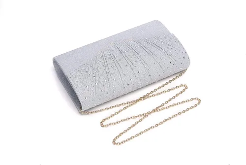 Vista 7 de MUDUO Monederos de mano con diamantes de imitación para mujer, monederos y bolsos formales de boda, fiesta, graduación, bolsas de dinero, regalo